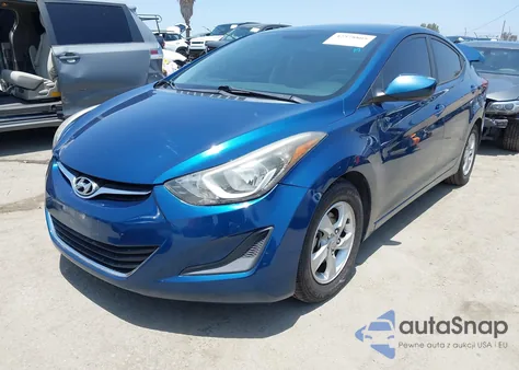 2014 Hyundai Elantra Se from USA, damaged, VIN KMHDH4AE6EU201098